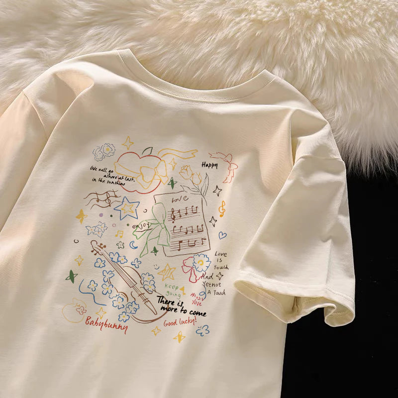 Sweet Melody Doodle T-Shirt