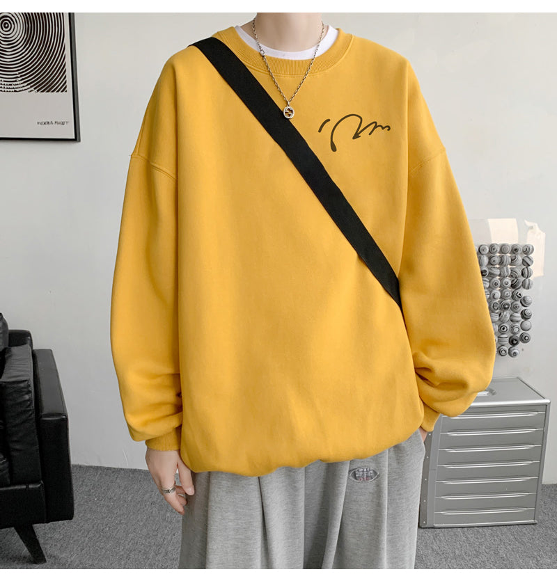 Oversized Minimalist Graphic Sweatshirt
