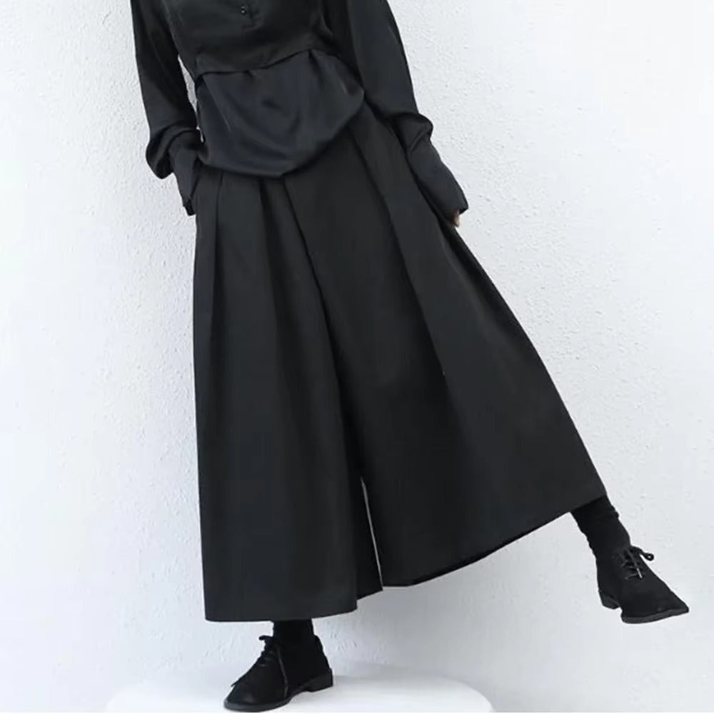 Black High-Waist Maxi Skirt