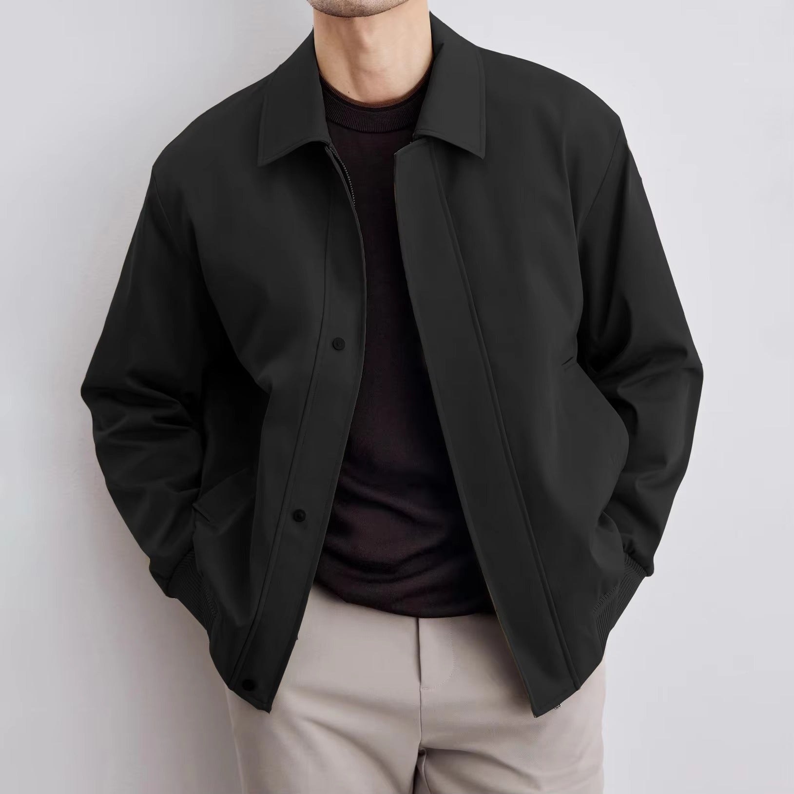 Modern Minimalist Collar Jacket